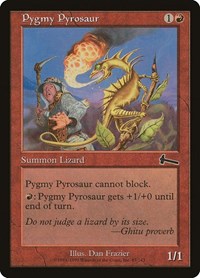 Pygmy Pyrosaur [Urza's Legacy] | Good Games Cannington