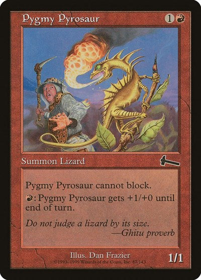 Pygmy Pyrosaur [Urza's Legacy] | Good Games Cannington