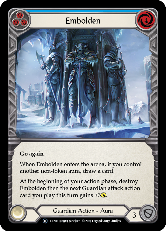 Embolden (Blue) [U-ELE208] Unlimited Rainbow Foil | Good Games Cannington
