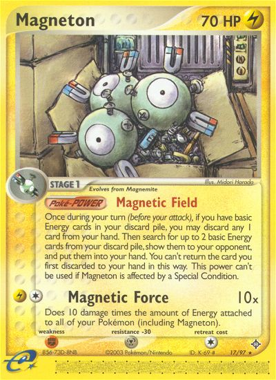 Magneton (17/97) [EX: Dragon] | Good Games Cannington