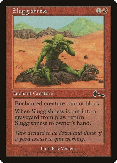Sluggishness [Urza's Legacy] | Good Games Cannington