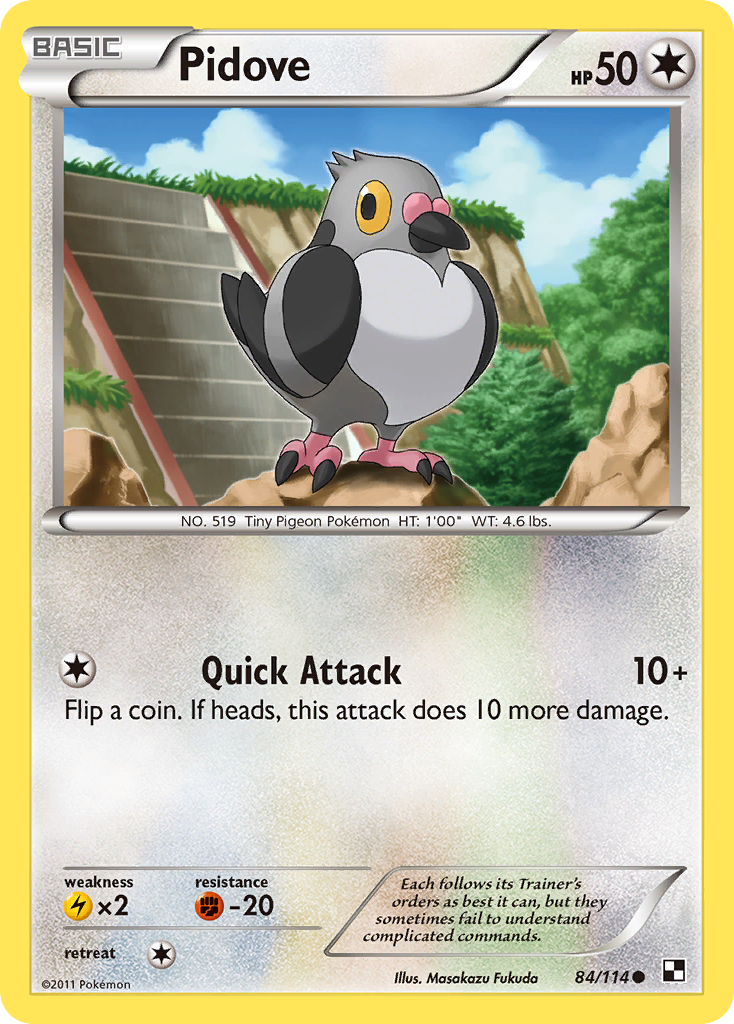 Pidove (84/114) [Black & White: Base Set] | Good Games Cannington