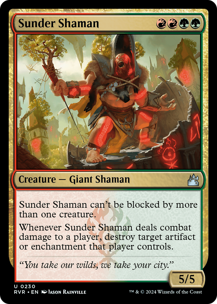Sunder Shaman [Ravnica Remastered] | Good Games Cannington