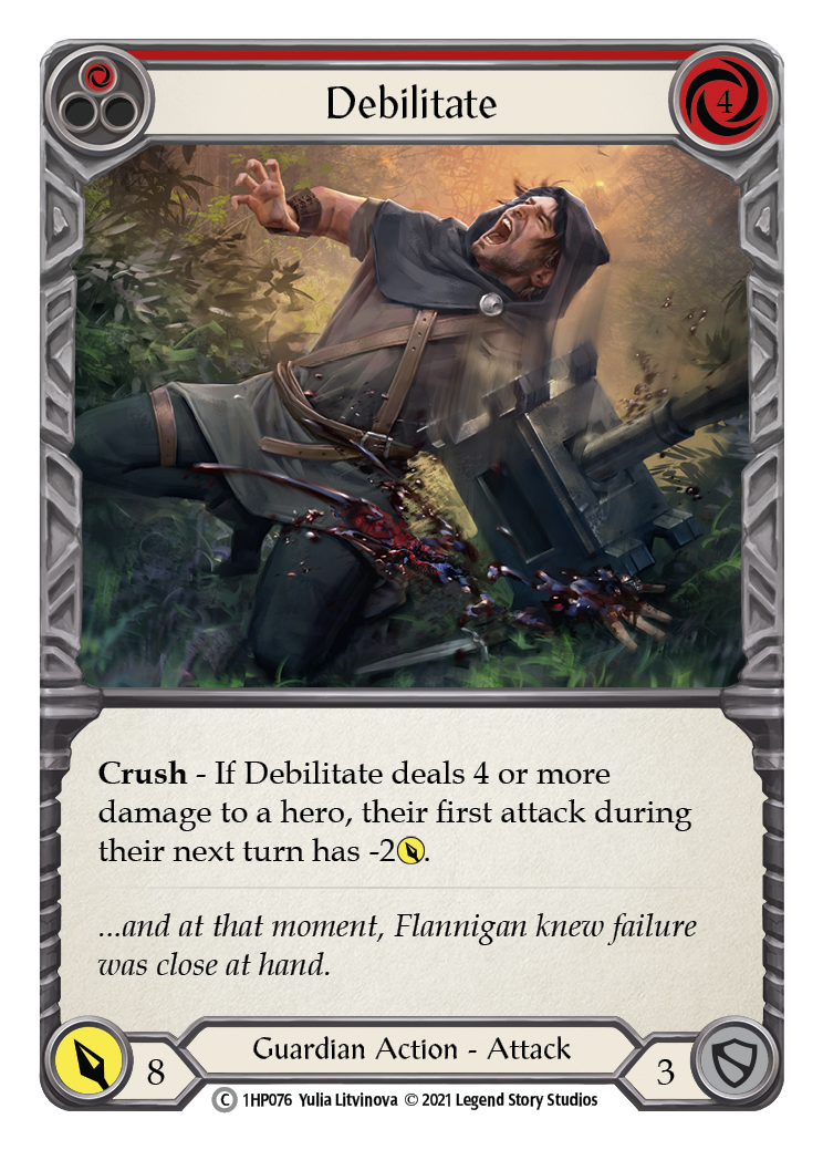Debilitate (Red) [1HP076] | Good Games Cannington