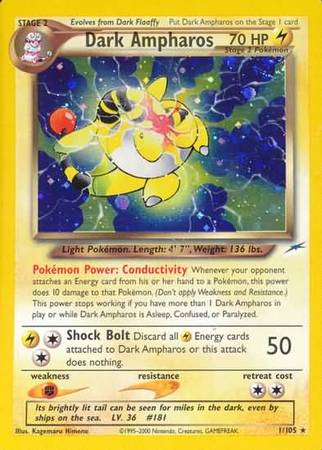 Dark Ampharos (1/105) [Neo Destiny Unlimited] | Good Games Cannington