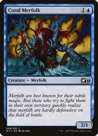 Coral Merfolk [Welcome Deck 2017] | Good Games Cannington
