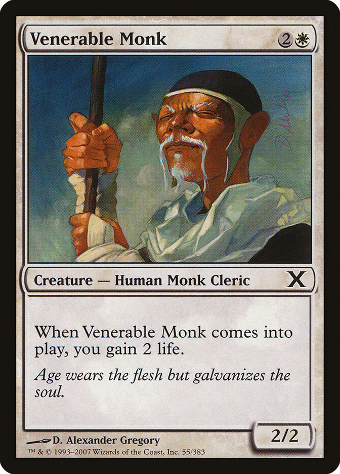Venerable Monk [Tenth Edition] | Good Games Cannington
