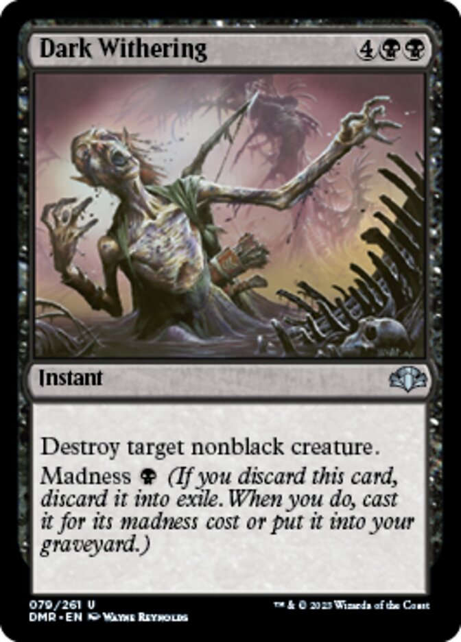 Dark Withering [Dominaria Remastered] | Good Games Cannington