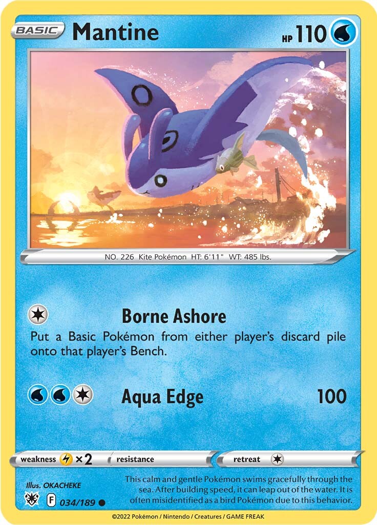 Mantine (034/189) [Sword & Shield: Astral Radiance] | Good Games Cannington