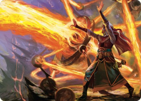 Ghitu Amplifier Art Card [Dominaria United Art Series] | Good Games Cannington