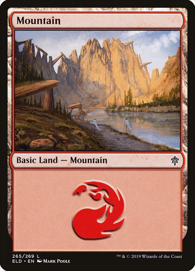 Mountain (265) [Throne of Eldraine] | Good Games Cannington