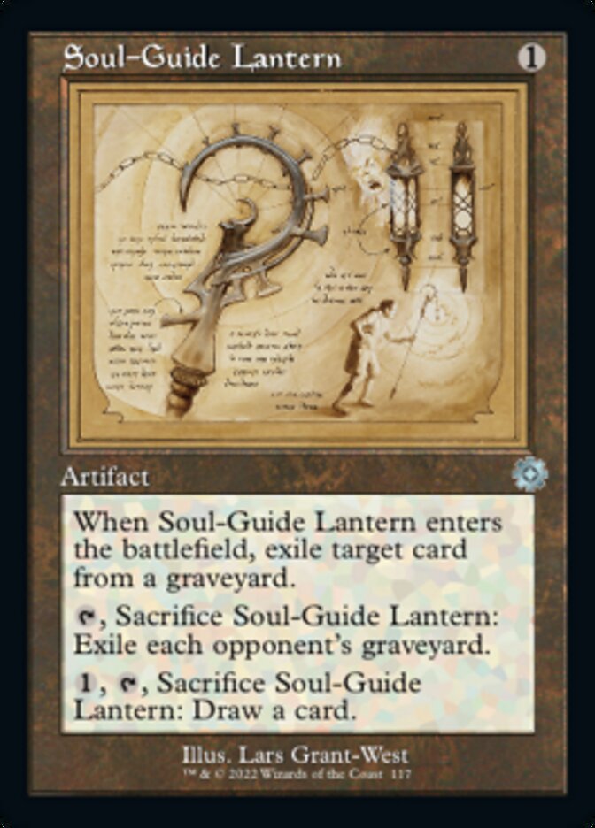 Soul-Guide Lantern (Retro Schematic) [The Brothers' War Retro Artifacts] | Good Games Cannington