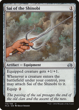 Sai of the Shinobi [Planechase Anthology] | Good Games Cannington
