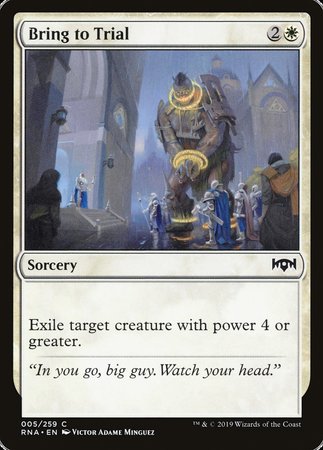Bring to Trial [Ravnica Allegiance] | Good Games Cannington