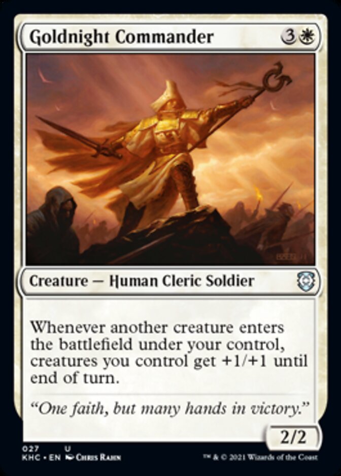 Goldnight Commander [Kaldheim Commander] | Good Games Cannington