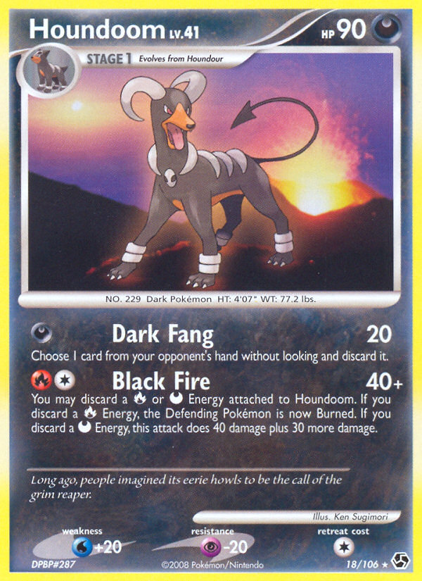Houndoom (18/106) [Diamond & Pearl: Great Encounters] | Good Games Cannington