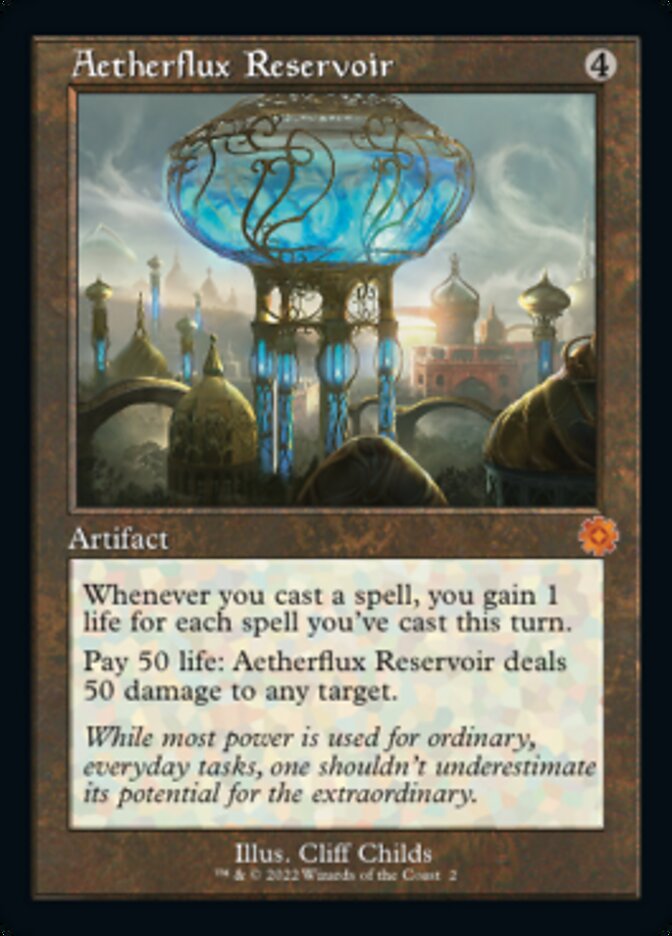 Aetherflux Reservoir (Retro) [The Brothers' War Retro Artifacts] | Good Games Cannington