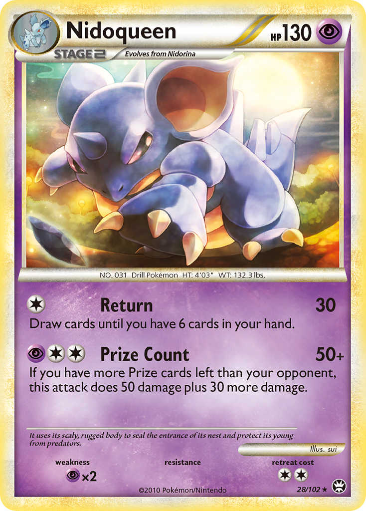 Nidoqueen (28/102) [HeartGold & SoulSilver: Triumphant] | Good Games Cannington