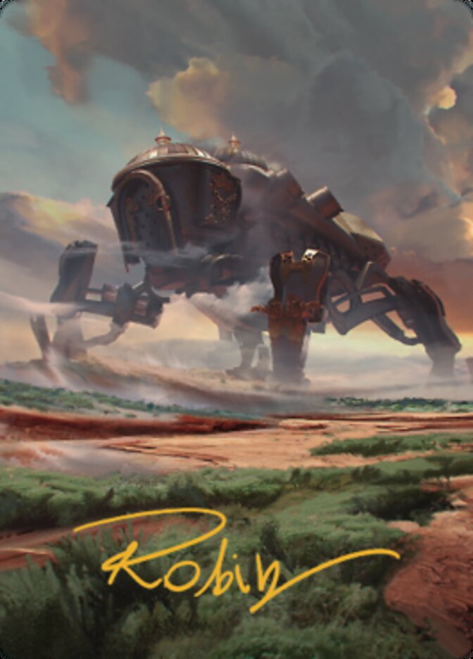 Plains (2) Art Card (Gold-Stamped Signature) [The Brothers' War Art Series] | Good Games Cannington