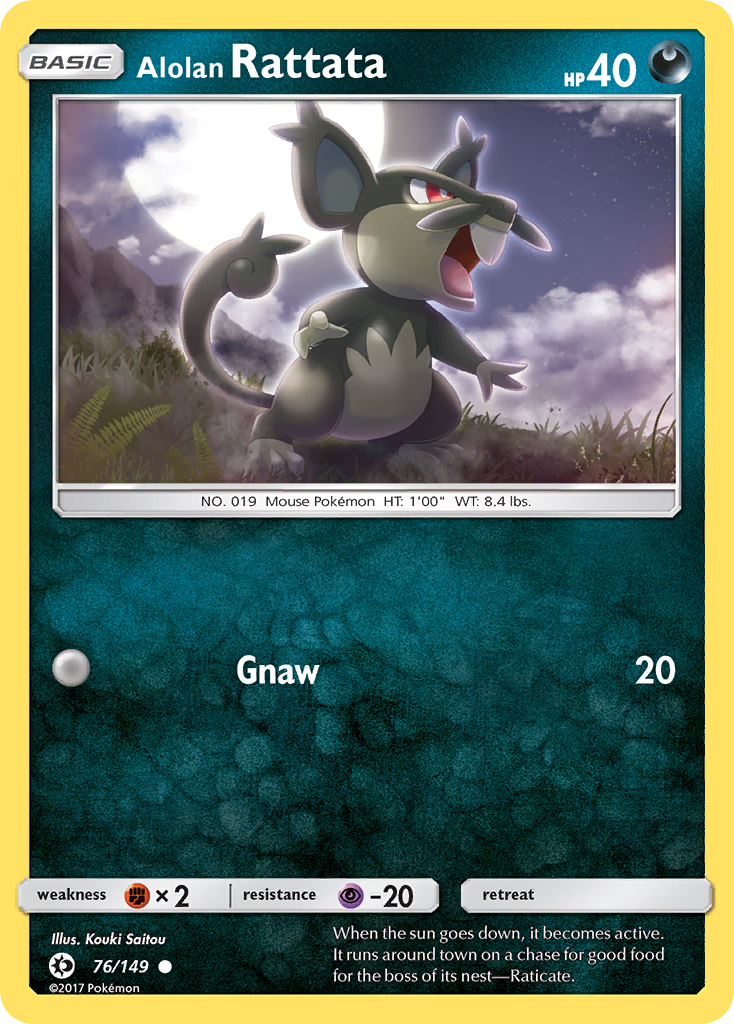 Alolan Rattata (76/149) [Sun & Moon: Base Set] | Good Games Cannington