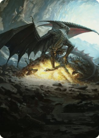 Ancient Copper Dragon Art Card (04) [Commander Legends: Battle for Baldur's Gate Art Series] | Good Games Cannington