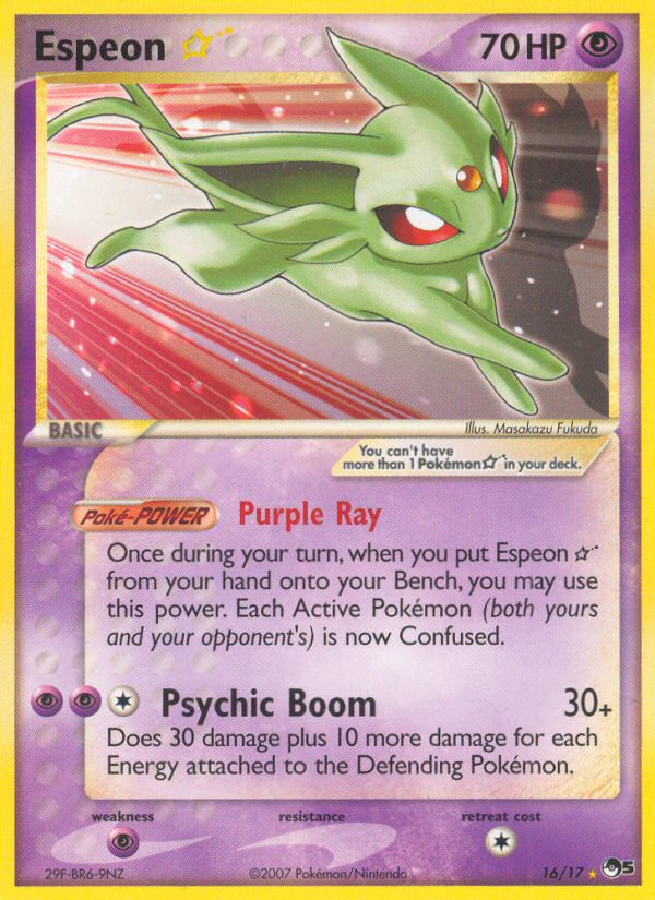 Espeon Star (16/17) [POP Series 5] | Good Games Cannington