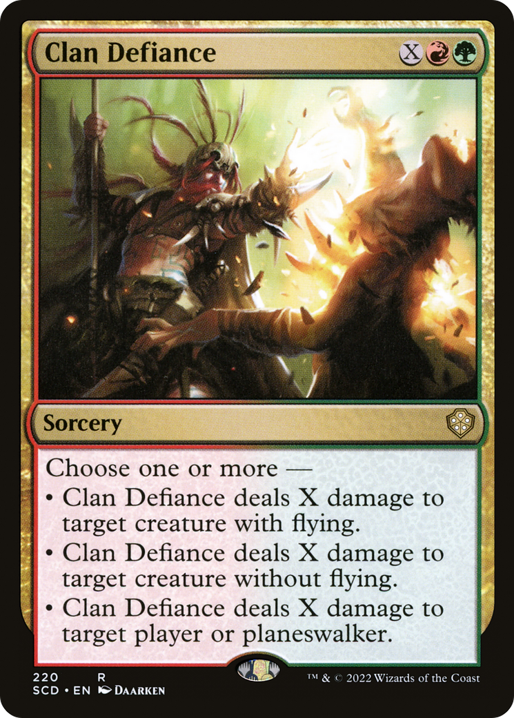 Clan Defiance [Starter Commander Decks] | Good Games Cannington