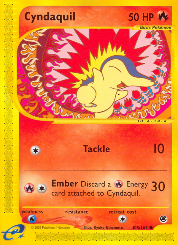 Cyndaquil (105/165) [Expedition: Base Set] | Good Games Cannington