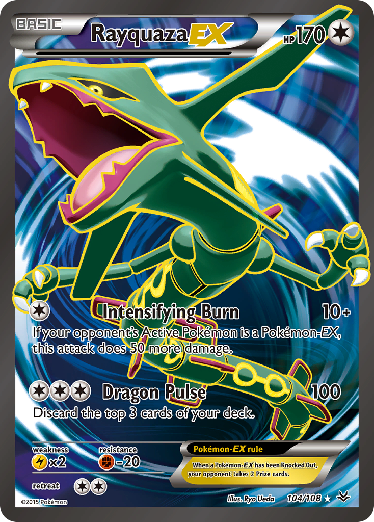 Rayquaza EX (104/108) [XY: Roaring Skies] | Good Games Cannington