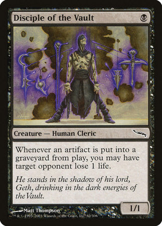 Disciple of the Vault [Mirrodin] | Good Games Cannington