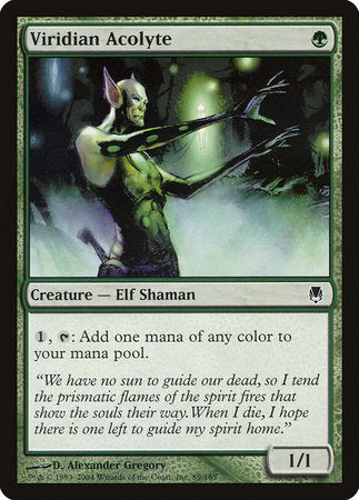 Viridian Acolyte [Darksteel] | Good Games Cannington