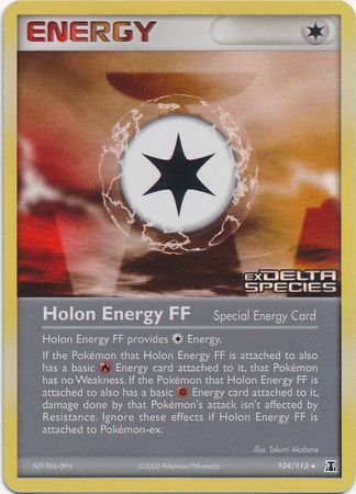 Holon Energy FF (104/113) (Stamped) [EX: Delta Species] | Good Games Cannington