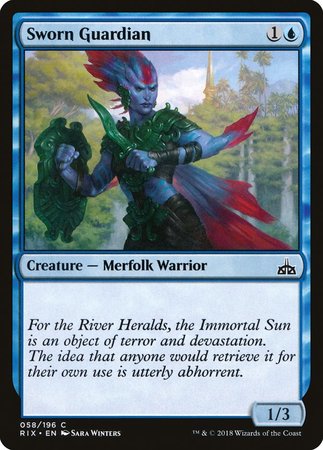 Sworn Guardian [Rivals of Ixalan] | Good Games Cannington