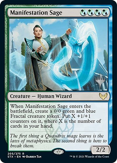 Manifestation Sage (Promo Pack) [Strixhaven: School of Mages Promos] | Good Games Cannington