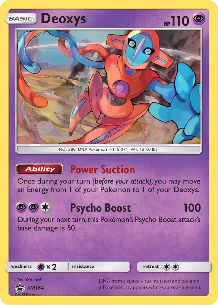 Deoxys (SM164) [Sun & Moon: Black Star Promos] | Good Games Cannington