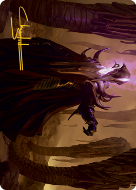 Extus, Oriq Overlord Art Card (Gold-Stamped Signature) [Strixhaven: School of Mages Art Series] | Good Games Cannington