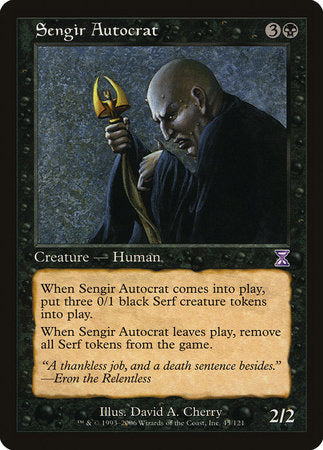 Sengir Autocrat [Time Spiral Timeshifted] | Good Games Cannington