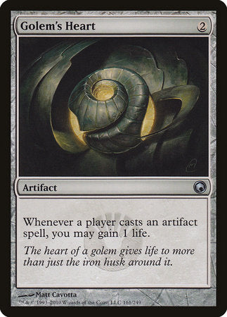 Golem's Heart [Scars of Mirrodin] | Good Games Cannington