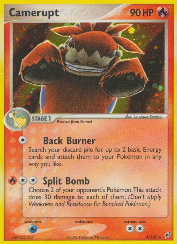 Camerupt (4/107) (Theme Deck Exclusive) [EX: Deoxys] | Good Games Cannington