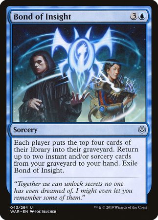 Bond of Insight [War of the Spark] | Good Games Cannington