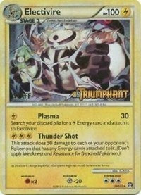 Electivire (20/102) (Staff Prerelease Promo) [HeartGold & SoulSilver: Black Star Promos] | Good Games Cannington