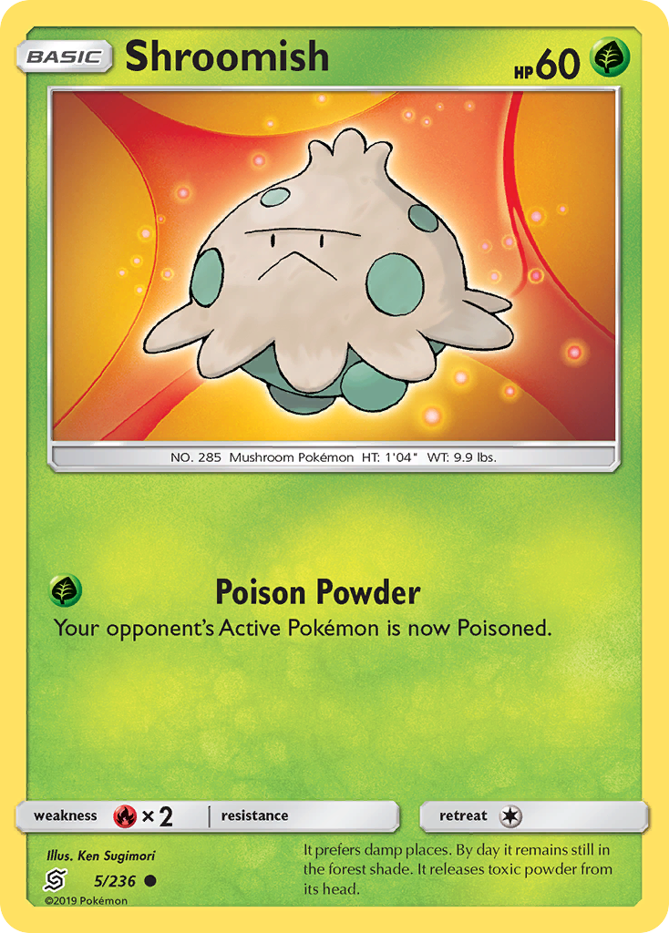 Shroomish (5/236) [Sun & Moon: Unified Minds] | Good Games Cannington