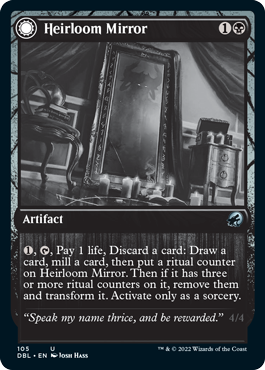 Heirloom Mirror // Inherited Fiend [Innistrad: Double Feature] | Good Games Cannington