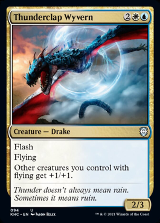 Thunderclap Wyvern [Kaldheim Commander] | Good Games Cannington