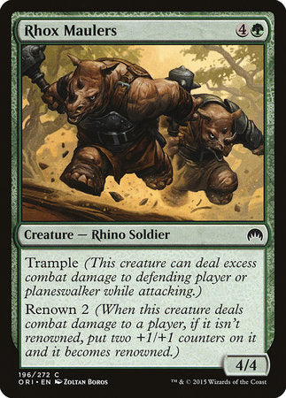 Rhox Maulers [Magic Origins] | Good Games Cannington