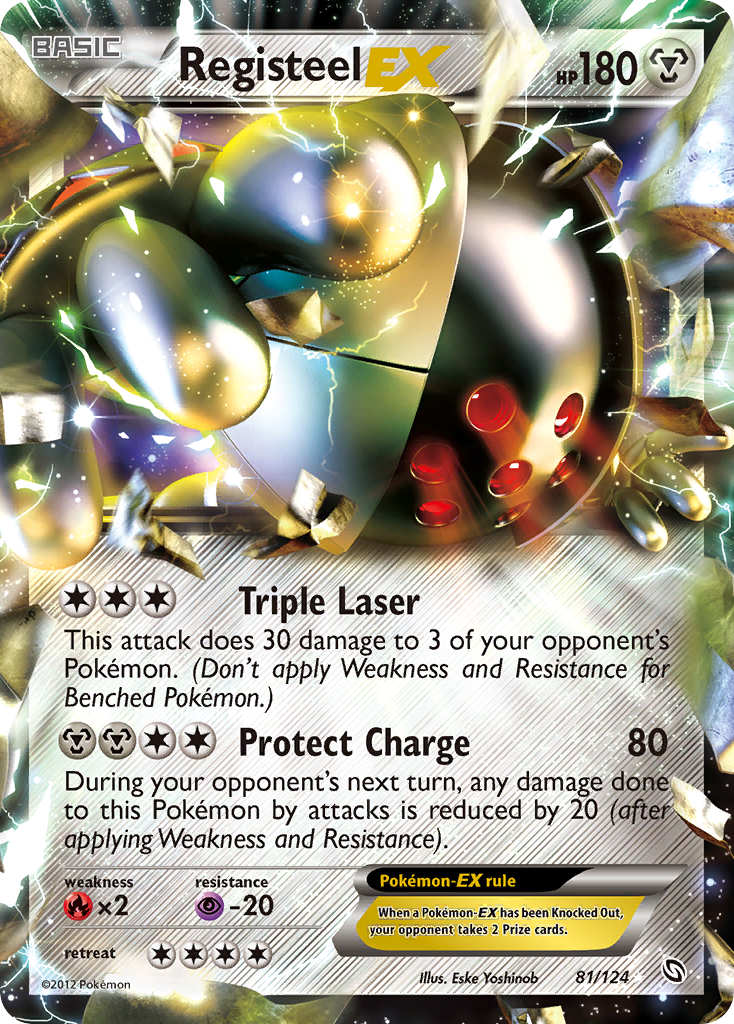 Registeel EX (81/124) [Black & White: Dragons Exalted] | Good Games Cannington