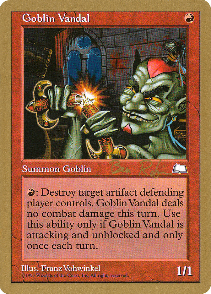 Goblin Vandal (Ben Rubin) [World Championship Decks 1998] | Good Games Cannington