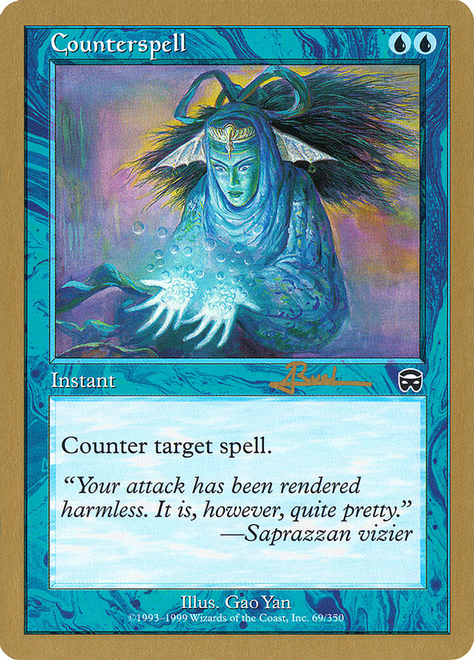 Counterspell (Antoine Ruel) (MMQ) [World Championship Decks 2001] | Good Games Cannington