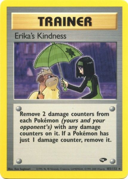 Erika's Kindness (103/132) [Gym Challenge Unlimited] | Good Games Cannington