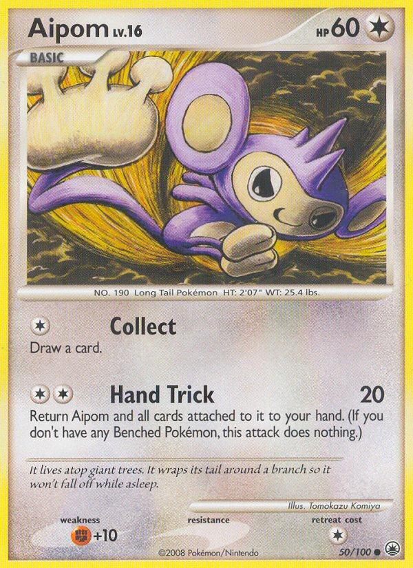 Aipom (50/100) [Diamond & Pearl: Majestic Dawn] | Good Games Cannington